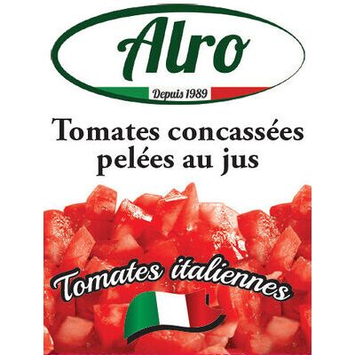Tomates concassées pelées au jus (Alro)