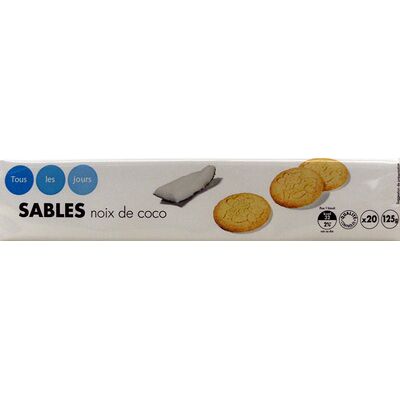 Sablés noix de coco (Tous Les Jours)