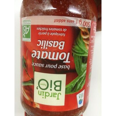 Base pour sauce tomate basilic (Jardin Bio')