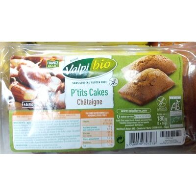 P'tits cakes châtaigne (Valpibio)