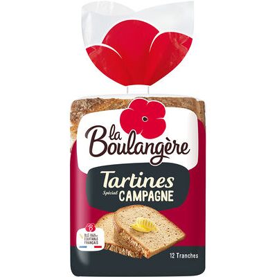 Tartines spécial campagne (La Boulangère)