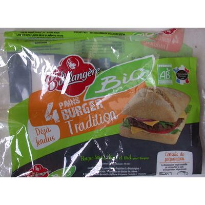 4 pains burger tradition bio (La Boulangère)
