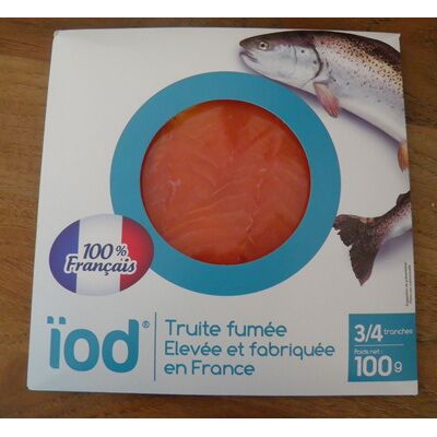 Truite fumée (ïod)