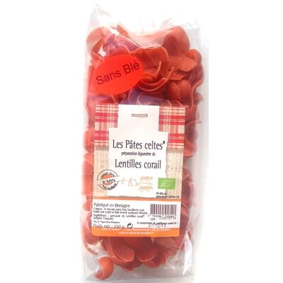 Les pâtes celtes lentilles corail bio (Celte Et Nature)