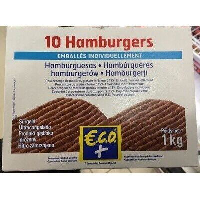 10 hamburgers (Eco+)