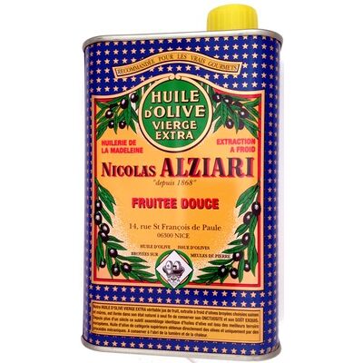 Huile d'olive vierge extra fruitée douce (Nicolas Alziari)