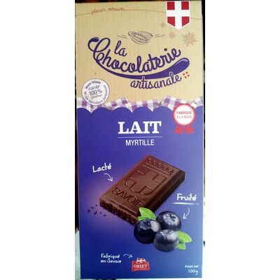 Lait myrtille (La Chocolaterie Artisanale)