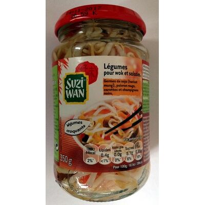Légumes pour wok et salades (Suzi Wan)