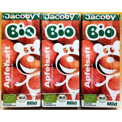 Pack de 3 briques de jus de pomme doux (Jacoby)