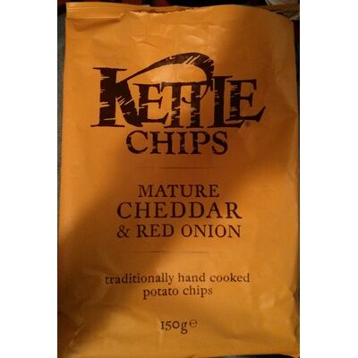 Mature cheddar & red onion (Kettle)