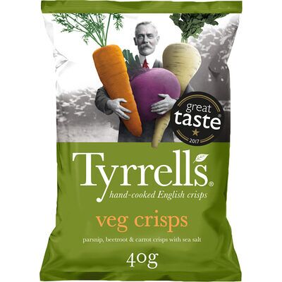 Veg crisps (Tyrrells)