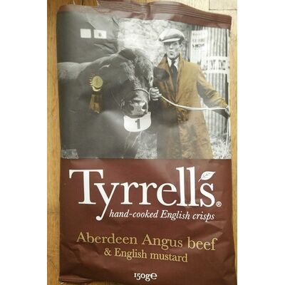 Chips aberdeen angus beef & english mustard (Tyrrells)