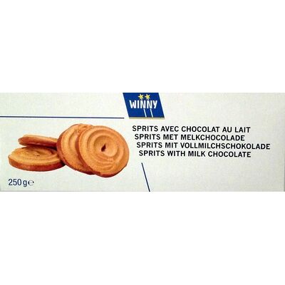 Sprits avec chocolat au lait (Winny)