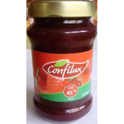 Confiture de fraise (fruits 45%) (Confilux)