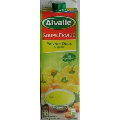 Soupe froide poivron doux & épices (Alvalle - Pepsico)