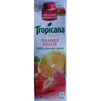 Créations originales, pure premium orange fraise (Tropicana)