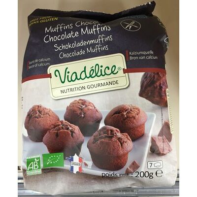 Muffins chocolat (Viadélice)