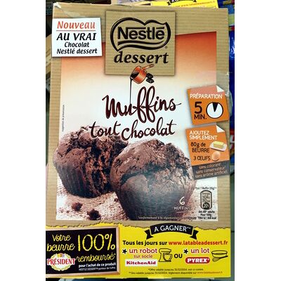 Muffins tout chocolat (Nestlé - Nestlé Dessert)