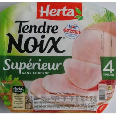 Tendre noix, supérieur sans couenne (4 tranches) (Herta - Nestlé)