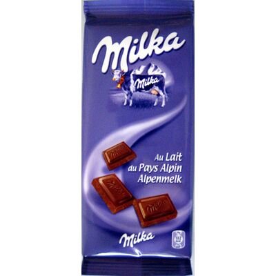 Chocolat au lait du pays alpin (lot de 4) (Milka - Kraft Foods)