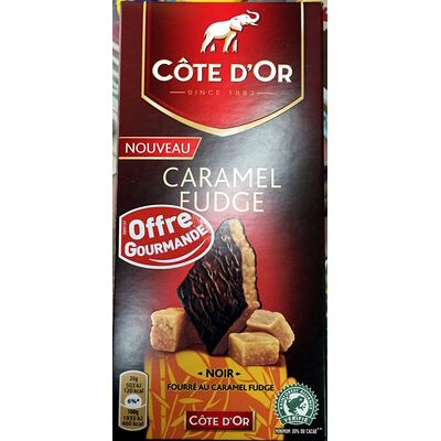 Noir fourré au caramel fudge (Côté D'or)