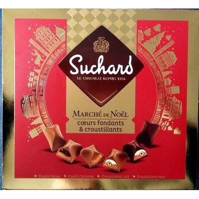 Marché de noel cœurs fondants et croustillants (Suchard - Mondelez)