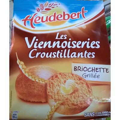 Les viennoiseries croustillantes briochette grillée (Heudebert)