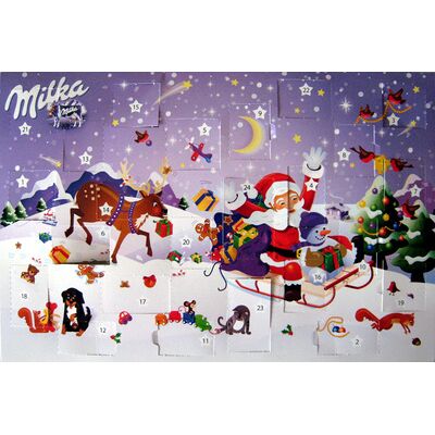 Calendrier de l'avent milka (Milka - Mondelez)