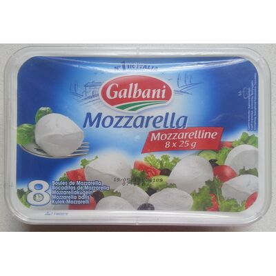 Mozzarella - mozzarelline 8 boules (17% mg) (Galbani)