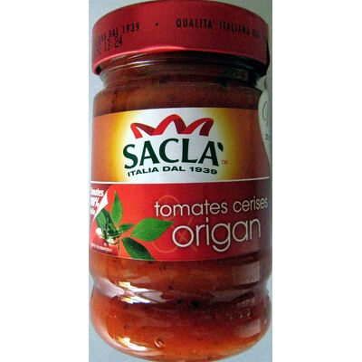 Tomates cerises origan (sauce) (Sacla)