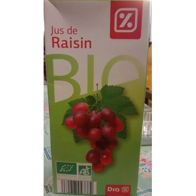 Jus de raisin bio (Dia)
