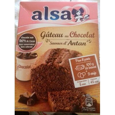 Gâteau au chocolat saveur d'antan (Alsa)
