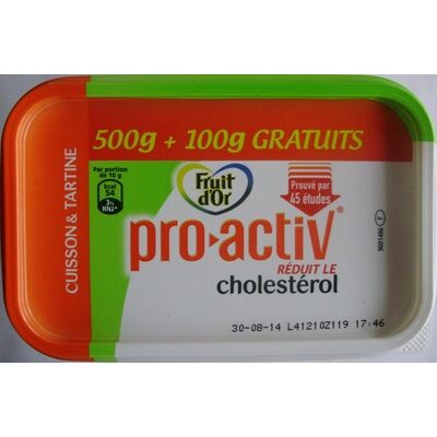 Fruit d'or pro-activ (60 % mg) cuisson & tartine (Fruit D'or Pro-activ - Unilever)
