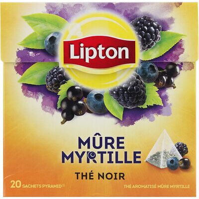 Lipton thé mure myrtille 20 sachets (Lipton)