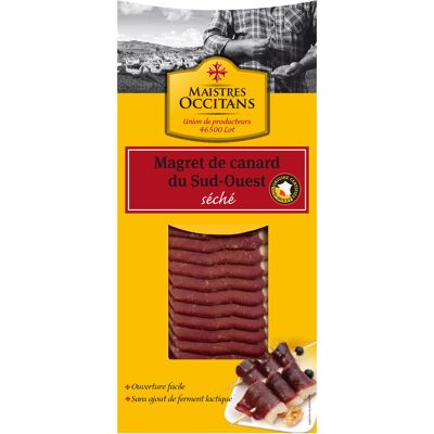 Magret de canard du sud-ouest seche tranche 80g skin (Maistres Occitans)