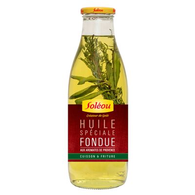 Huile speciale fondue aux herbes de provence 1l soleou (Soleou)