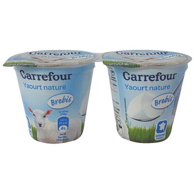 Yaourt nature brebis (Carrefour)