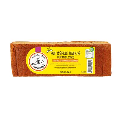 Pain d'epices pur miel 380g (Savimiel)