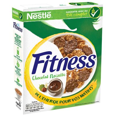Fitness choco noisettes céréales petit déjeuner 375g (Fitness)