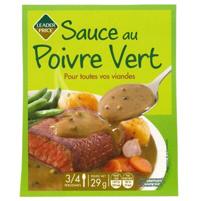 Sauce au poivre vert (Leader Price)