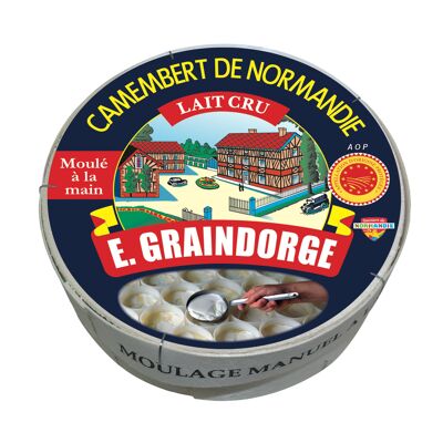 Camembert de normandie au lait cru aop 250g e. graindorge 20% mg/pf (E. Graindorge)