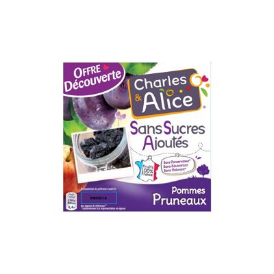 C&a ssa p/pruneau 4x100g od (Charles & Alice)
