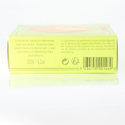 Gateau de visan en provence aux amandes 120 g (Albert Ménès)