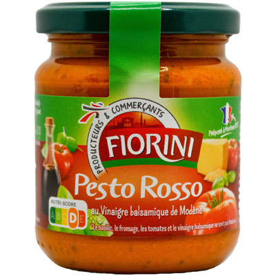 Pesto rouge bocal 190gr intermarché (Fiorini)