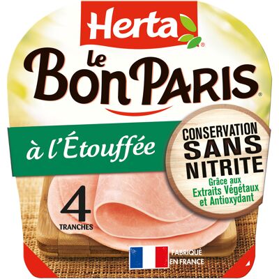 Herta le bon paris jambon conservation sans nitrite x4 -140g (Herta)