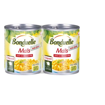 Maïs sans sucres ajoutés (Bonduelle)