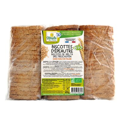 Biscottes epeautre 400g (fr/nl/esp) ab (Moulin Des Moines)