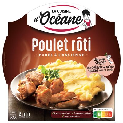 Poulet rôti - purée à l'ancienne (La Cuisine D'océane)