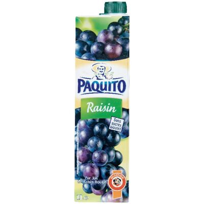 jus de raisin partiellement à base de concentré (Paquito)