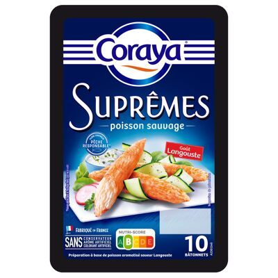 Coraya 10 batonnets supremes langoustes 156g (Coraya)